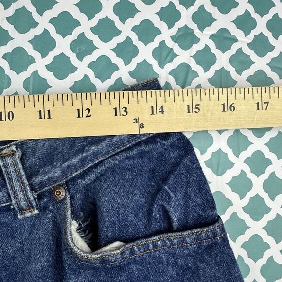 Vintage 1970s Levi's 25035 0214 Made in USA Jean Women Size 12 Blue ( 28x26 ) - Picture 7 of 16